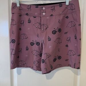 WILD RYE Ruby Women's Mountain Bike Shorts | CAMP MAUVE Sz 6